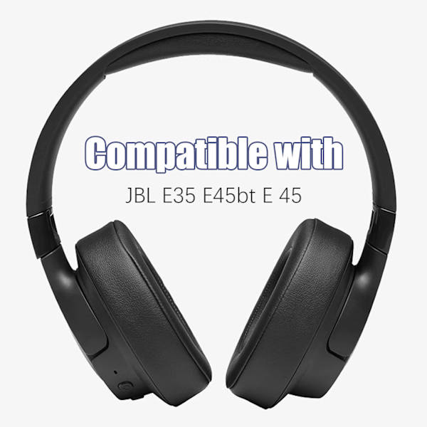 1 par öronkuddar för JBL E35 E45BT E45 Svart