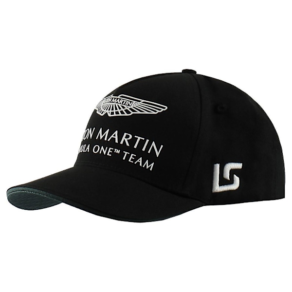 Aston Martin F1 Officiell Förare Lance Stroll Svart Herrkeps AM21HEA04