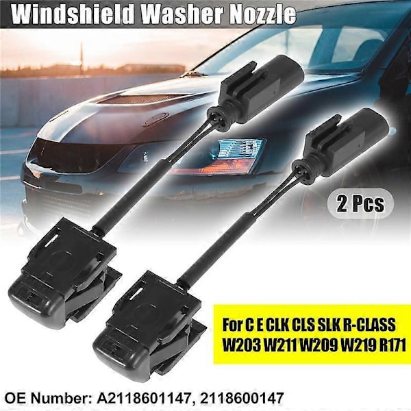 1 par vindrutespolarmunstycke A2118601147 för - C E CLK R-KLASS W203 W211 W209 W219 12