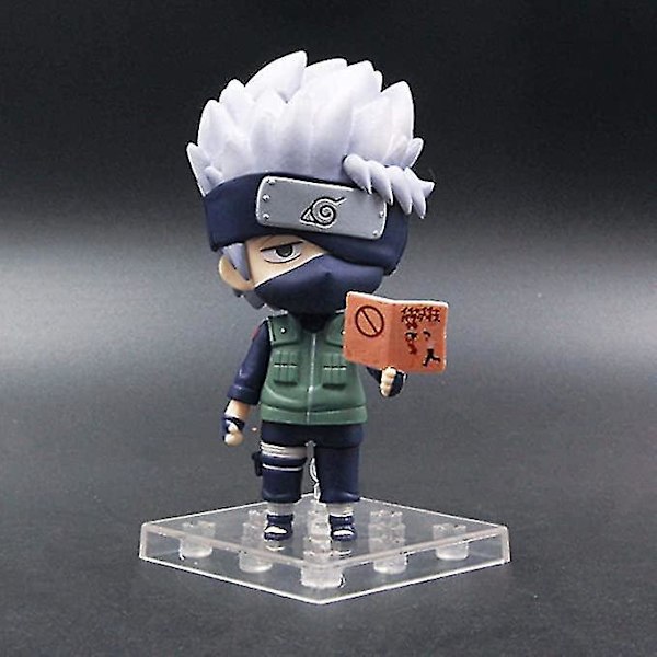 Naruto Shippuden Hatake Kakashi Q Version Nendoroid Action-figuurit lisävarusteilla liikuteltavat anime-figuurit patsaslelupeli D