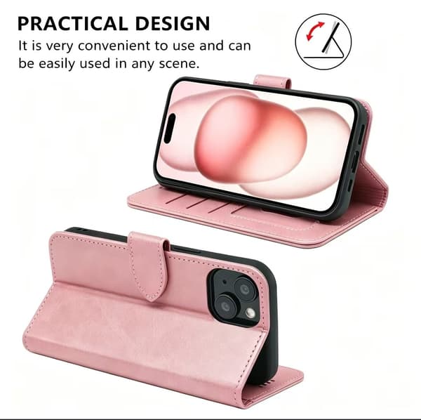 Lædercover til iPhone 15 Pro