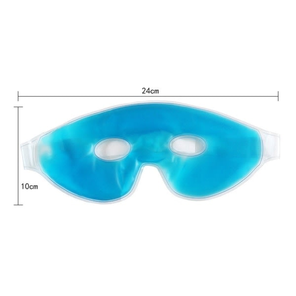 2x øyemaske kjøling - øyegelmaske sett - kjølemaske kjøling Blå