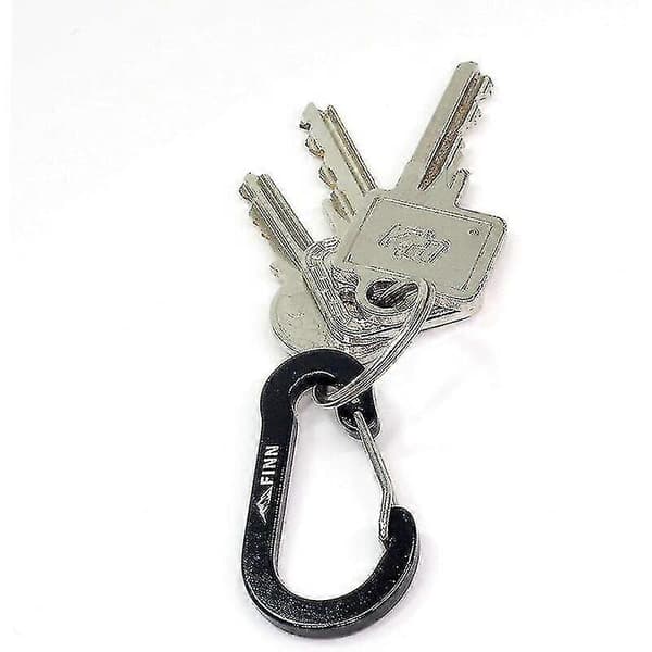 Set med 10 karbinhakar med mini-karbinhake, mini-karbinhake, liten karbinhake, karbinhake för nyckel