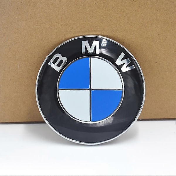 82mm Emblem Logo Udskiftning kompatibel med X1 X3 X5 X6 1 3 5 7 Modeller