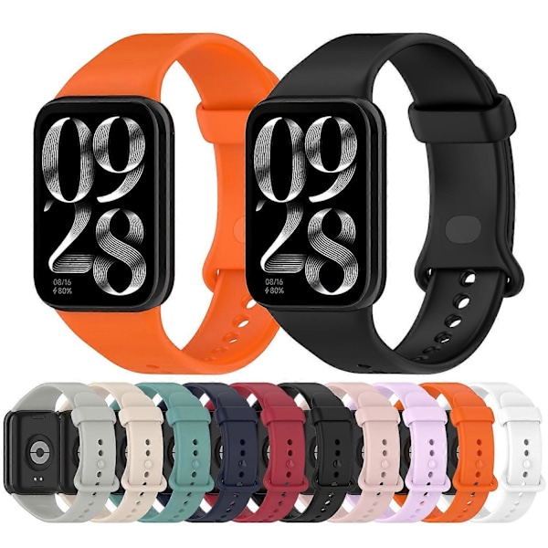 Ren Farve Silikonerem til Xiaomi Smart Band 9 Pro