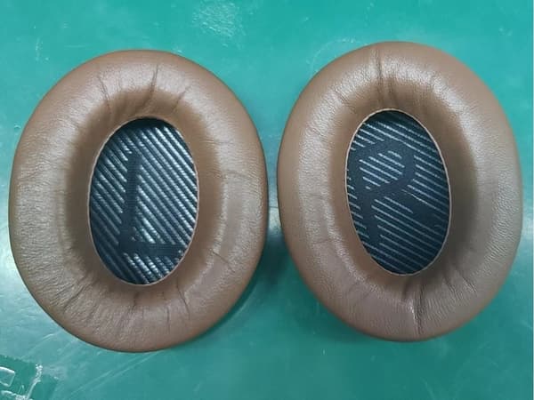 Ørepuder til Bose QC35 ægte læder Khaki