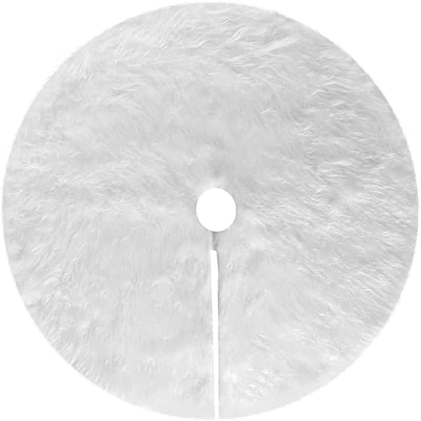 Julgransmatta Vit 122 cm