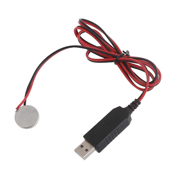 Usb till 3v Cr2032 Dummy Batteri Laddningskabel Sladd För Cr2032 3v Knappcellsbatteridriven Klocka Fjärrkontroll Leksak