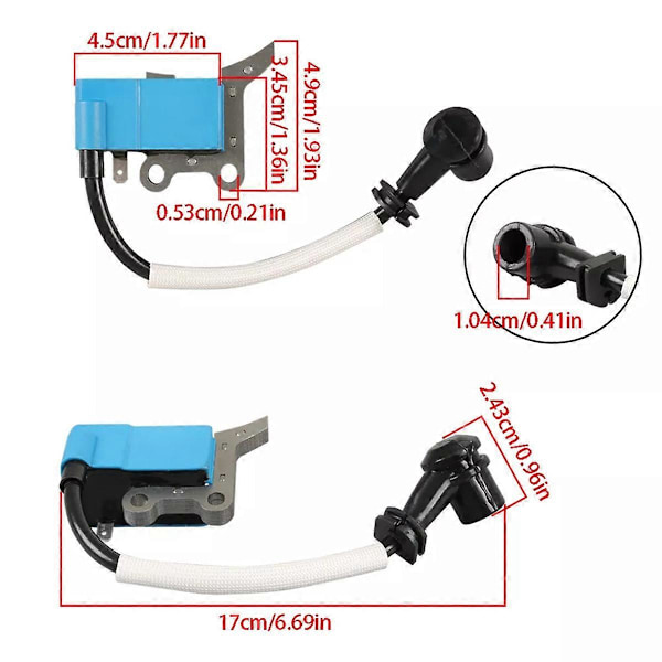 A411001710 Tændspole Passer til Echo Kanttrimmer SRM-2620
