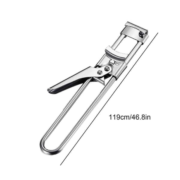 Justerbar dåse- og flaskeåbner i rustfrit stål - Multifunktionel mesteråbner til dåser og glas