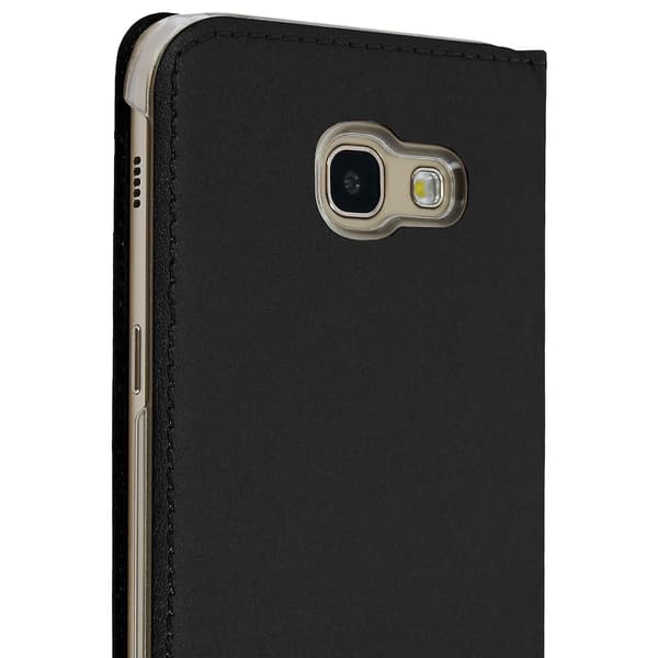 Clear View Cover til Galaxy A5 2017 Ultratynd - Sort
