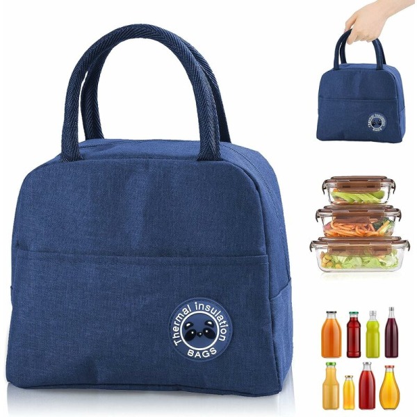 Meal Cooler Bag - Marinblå