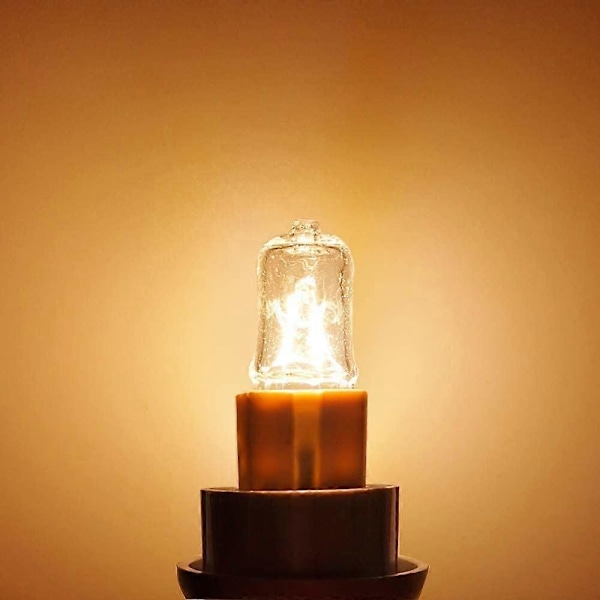 G9 Halogenpærer, G9 40W Halogenpærer Klar Kapsel Pære Dæmpbar 40W 230V Varm Hvid Lampe Pærer til Ovn Mikrobølgeovn Komfur Loftslamper, 10 Stk