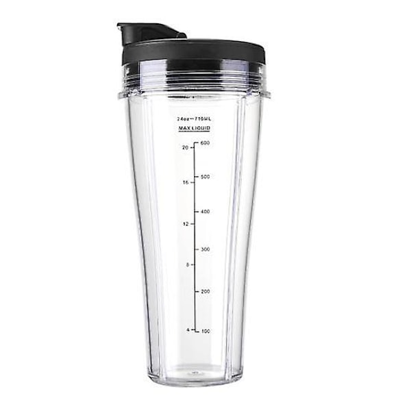 Reservdelar till blender för Ninja SS101 24 Oz blandningskopp med läcksäkra lock Tunn botten design BPA-fri blandningskopp för SS100 SS101 SS300