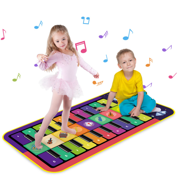 Lasten musiikkimatto Vanhemman ja lapsen interaktiivinen lelu Ryömintämatto F