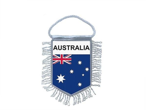 Flagg Mini Flagg Land Bil Dekor Australia Australia