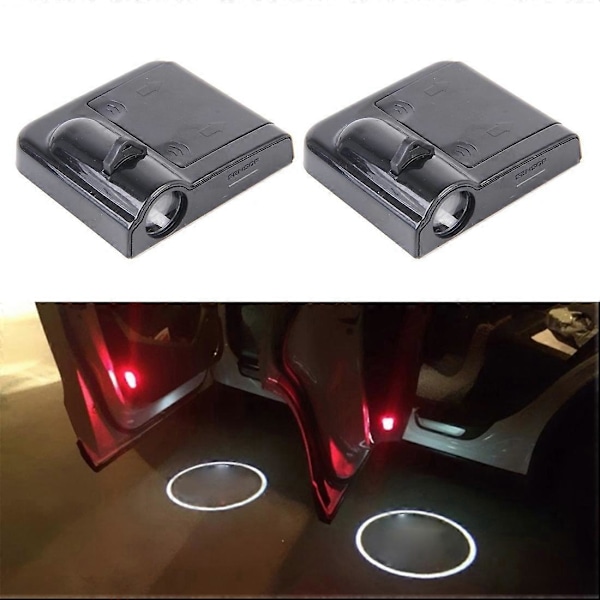 2 st LED Ghost Shadow Light, LED-laser för bildörr, välkomstljus, visar logotyp för Hyundai bilmärke