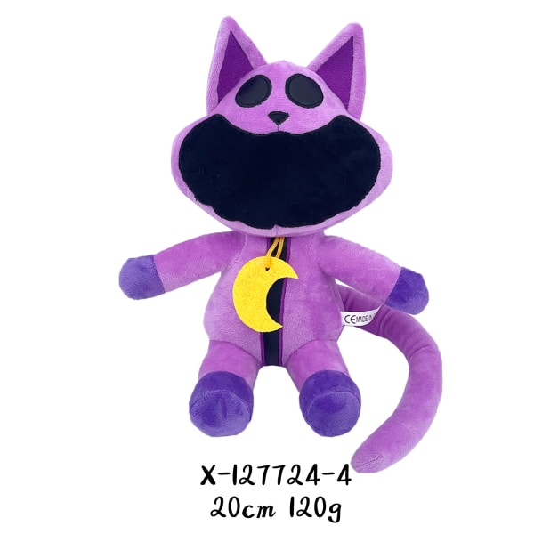 Poppy Playtime Poppy's Game 3 Smilende Dyr Dukke Plysj Leke Nappende Katt 20cm cat