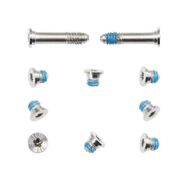 10 Set/Lot Botten Skruvar Skruv för Macbook Air 11 tum 13 tum A1369 A1370 A1465 A1466 Bottenfodral Sc