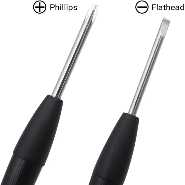 11 stk Mini Magnetisk Slissede Phillips Skrutrekkersett for Klokker, Briller, Smykker, Datamaskiner, Bærbare Datamaskiner, Presisjonselektroniske Enheter