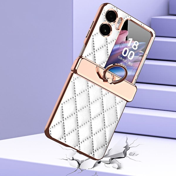 Rhombus-kuvioinen puhelimen kuori OPPO Find N2 Flipille