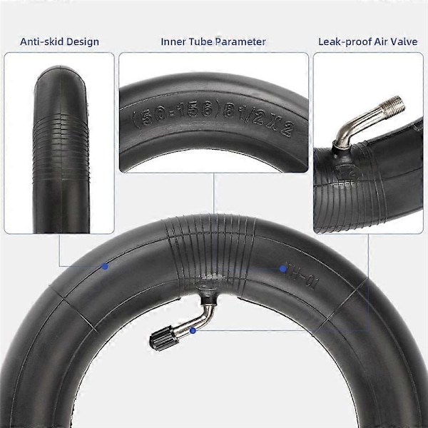 8,5 tums innerslang bakhjul böjd ventilstam 50/75-6,1 bakdäck 8 1/2 X2 för Gotrax GXL V2 Hiboy X