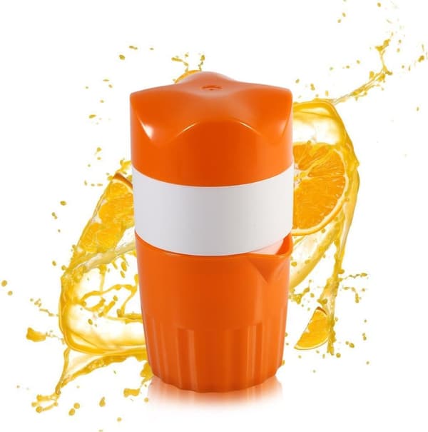 Manuell plastjuicer för citroner och apelsiner