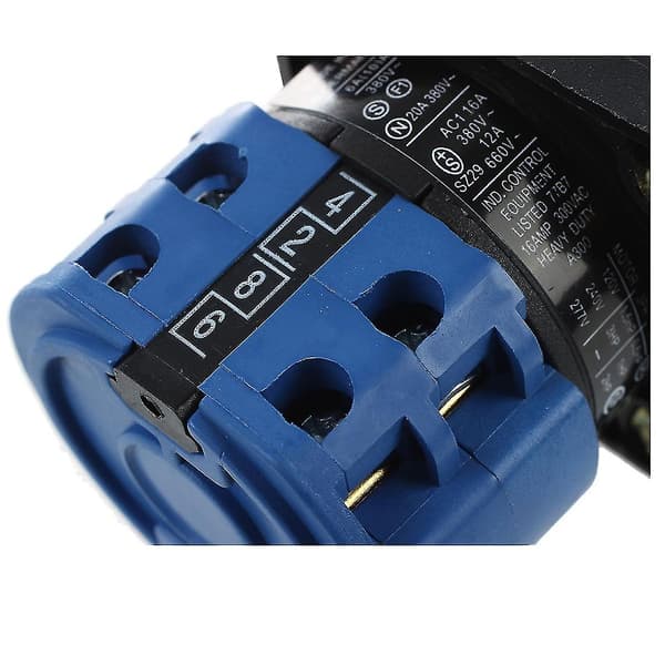 660V 20A 6 Terminaler 4 Positioner Knast Vendekontakt