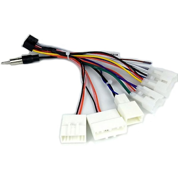 Bilstereo-kabelsett elektrisk ledningsadapter 16-pin for Toyota-biler
