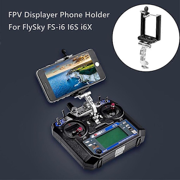FPV Skærm Telefonholder Fast Monteringsbeslag Del Til Fly Sky FS-i6 I6S i6X