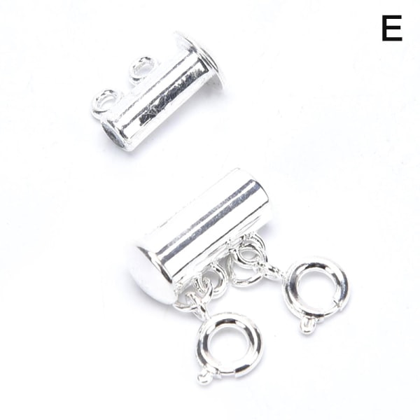 2-pack flätad halsband detangler untangling lager halsband spänne je E