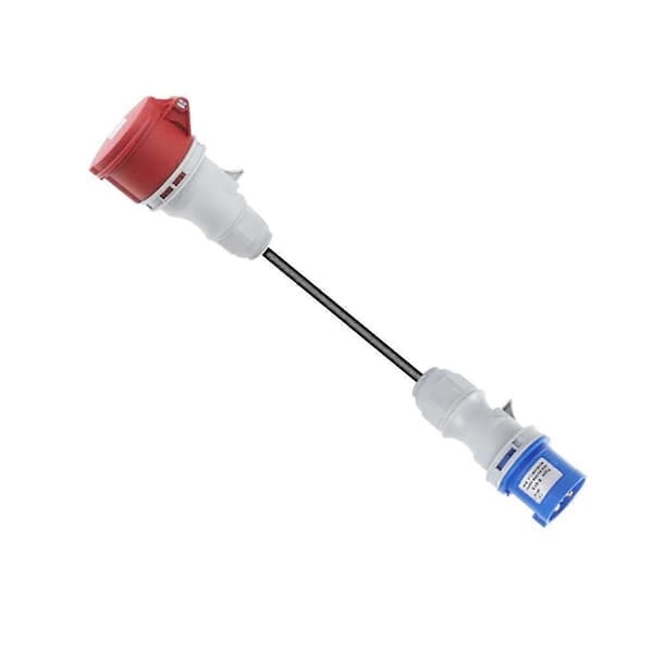 EV Bærbar Oplader Schuko Stik til Rød Strøm Hun Stik Adapter Blå Forbindelse med 32A 3-faset