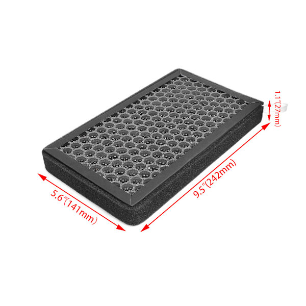 Tesla Model 3 HEPA luftkonditioneringsfilter - 1 par