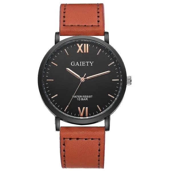 Luksus Casual Læder Armbånd Quartz Ure