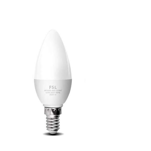 Varmfärgad LED-lampa med dubbel spets och svanslampa E14e27 skruvsockel