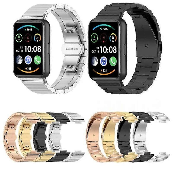 Armband i rostfritt stål för Huawei Watch FIT 2 active classic Smart Watch Ersättningsarmband för Huawei Watch FIT2 Correa