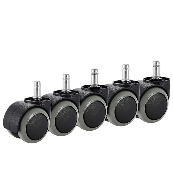 Toimistotuolin pyörät, 5 kpl, sopivat IKEA-tuoliin (11 mm x 22 mm), kestävät