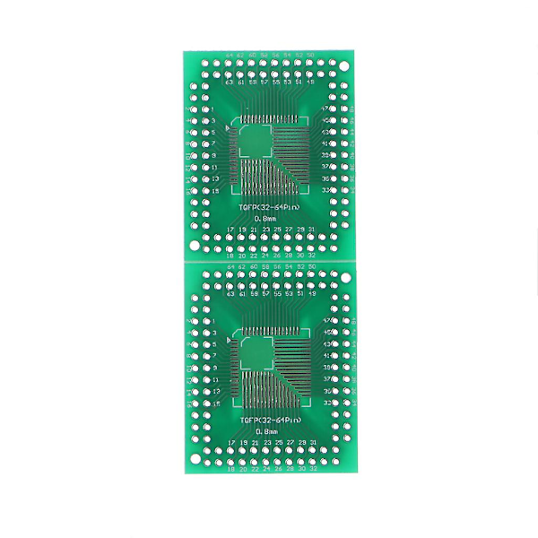 30 st PCB-kort Kit SMD till DIP Adapter Konverterare FQFP32-100 QFN48 SOP8 16 24 28