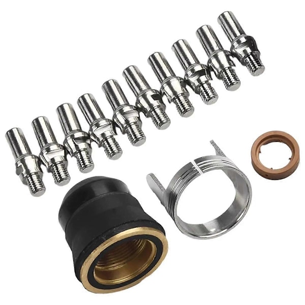 23 stk. PT-60 -40 PT40 Plasmaskærebrænder Tip 1,0 mm 51313 Elektrode 52582 Plasmaskærelygte