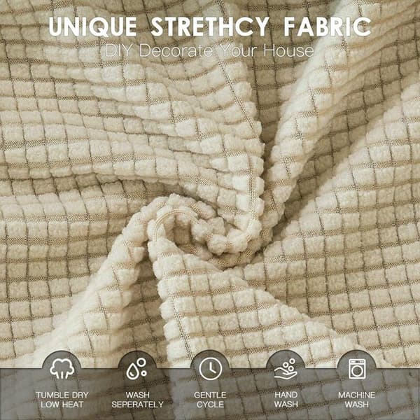 Elastiske stoltrekk 95 % polyester – vaskbare – for kontor-, spisestue- og barstoler – dimensjoner 38-52 cm