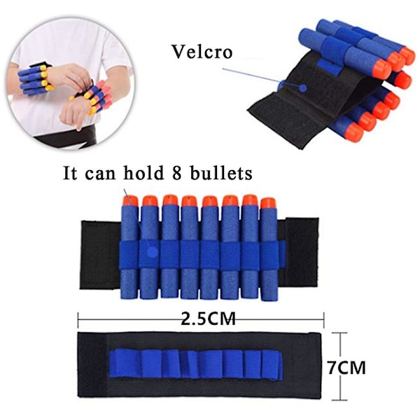 Taktiskt Västset för Barn för Nerf Guns Series Nerf Väst Jacka Kit Utomhus Skytte Spel LÅNG