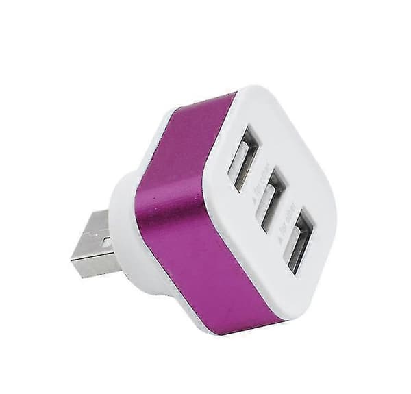 USB 2.0-forlenger, 3-port USB-splitter, USB-hub