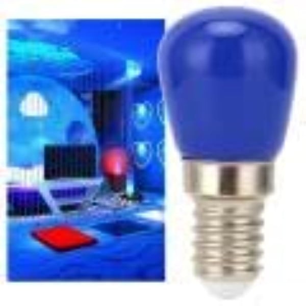 E14 LED-lampa, 3w glödlampa, 350lm glödlampor med 4 färger att välja mellan, för taklampa vägglampa kylskåpslampa (220-240v)(blå) Green