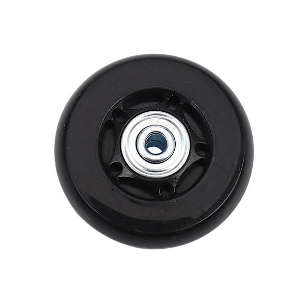 2 sæt bagagekuffert udskiftningshjul aksler gummi deluxe reparation od 64mm ny