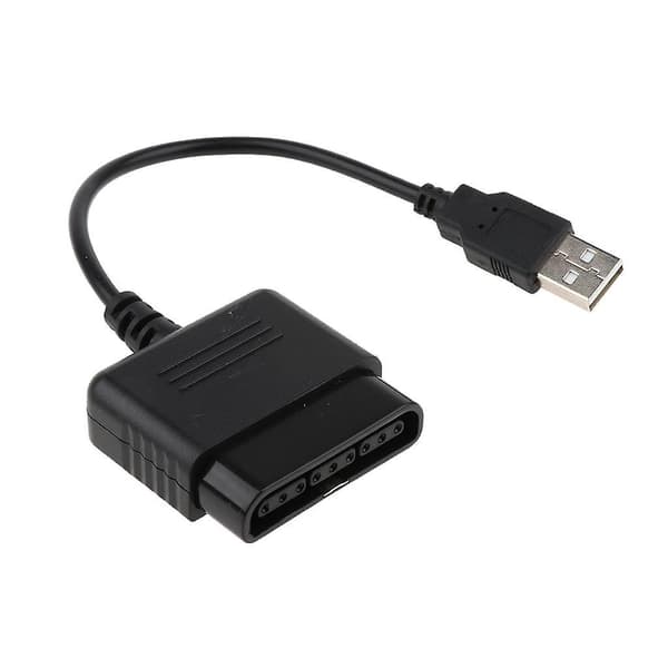 2x USB Controller Adapter Converter Kabel til Sony PlayStation 2 PS2 til PS3/PC