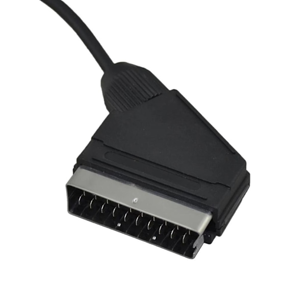 Udskiftningskabel 1,8m Rgb Scart Lead Cable Scart Av-kabel til Sega til Saturn Ntsc Pal