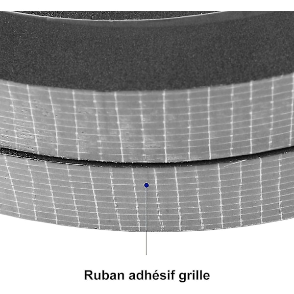 Skumgummitætningsliste 2 ruller 25mm(b) X20mm(h) X2m(l) Tætning Vejrbestandig Stødsikker Antikolisions Møbler