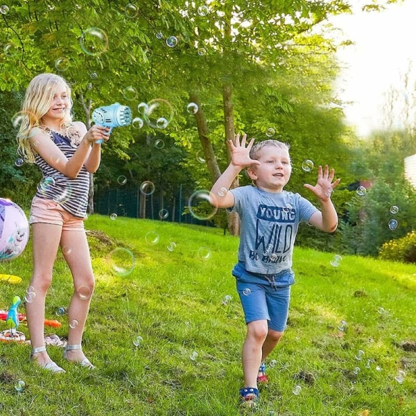 23 Hål Bubble Machine Leksaker för barn-Blå