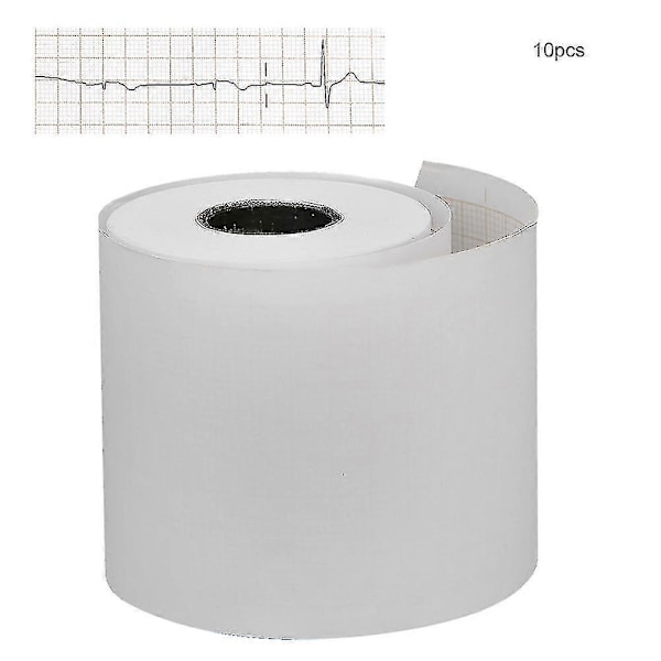 Elektrokardiograf Maskin Utskriftspapper - 10st Termopapper, 50mm x 20m