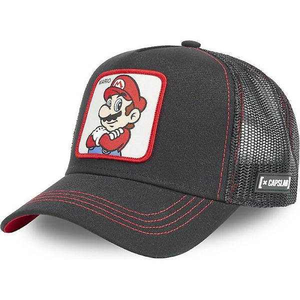 Miesten Unisex Urheilu Baseball Verkko Hat Trucker Cap Mario Hat Juoksu Hengittävä Cap Kesä Cap